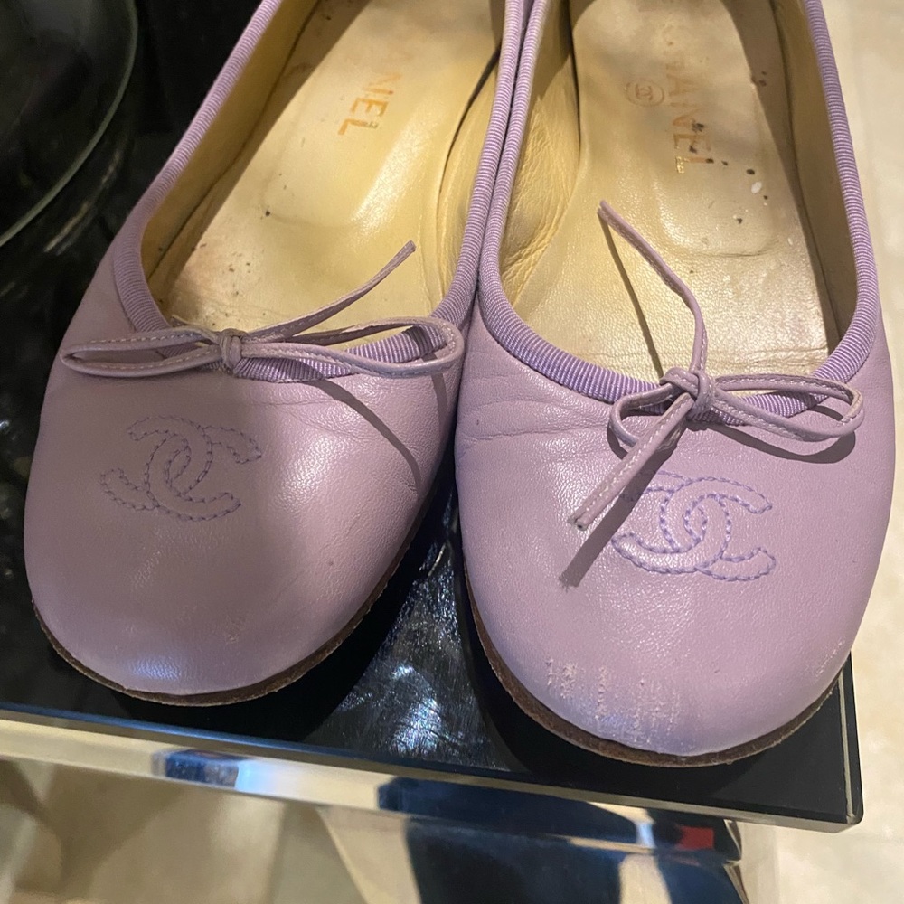 Authentic classic CHANEL ballet shoes
